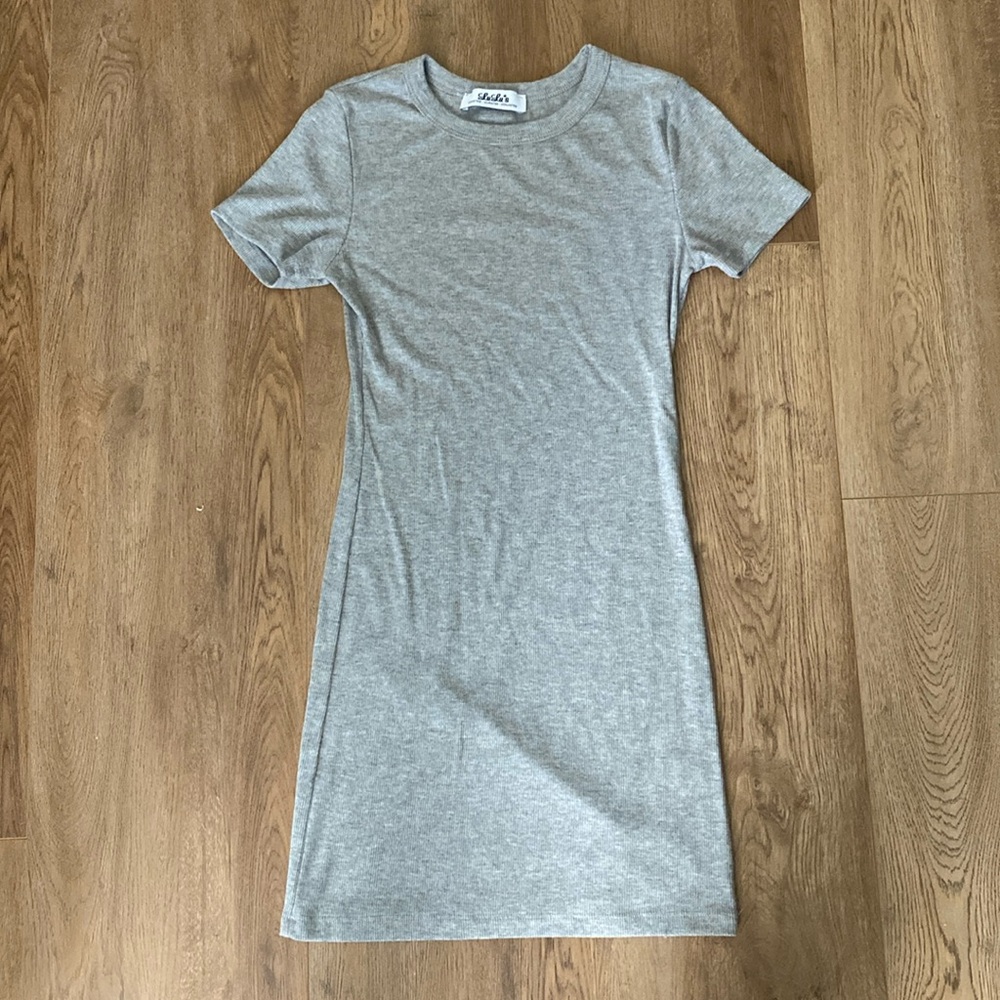 Lulus body con ribbed t shirt dress
